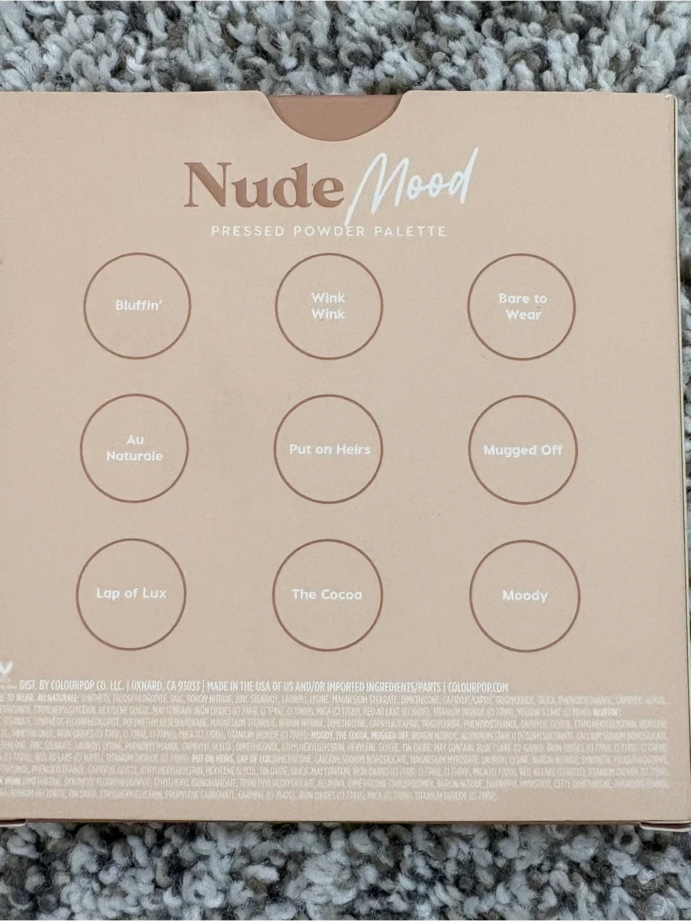 Colourpop warm nude